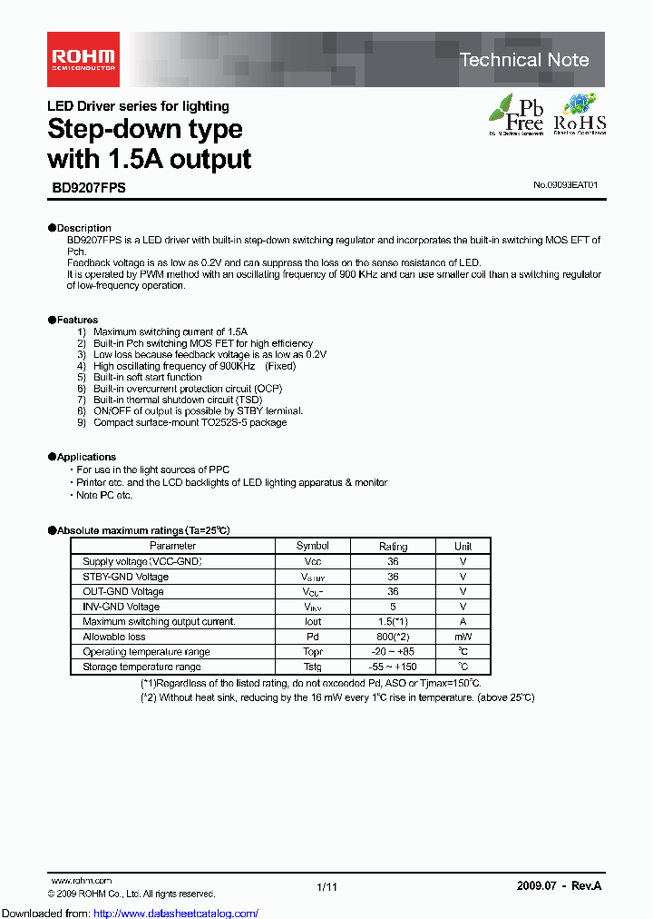 BD9207FPS_8614000.PDF Datasheet