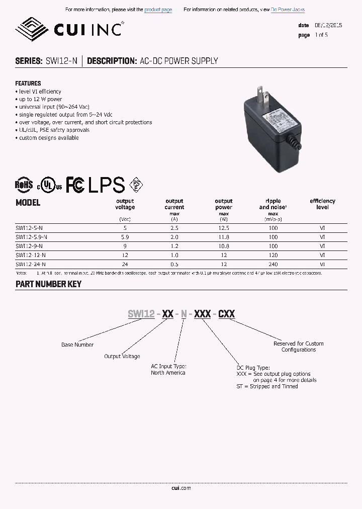 SWI12-N_8692521.PDF Datasheet