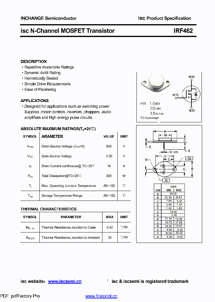 IRF462_8713886.PDF Datasheet