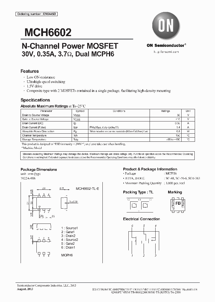 MCH6602-TL-E_8737863.PDF Datasheet