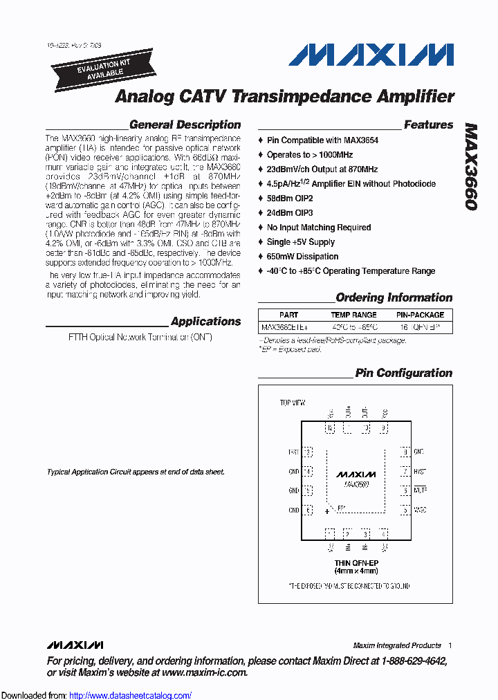 MAX3660ETETG0F_8747106.PDF Datasheet