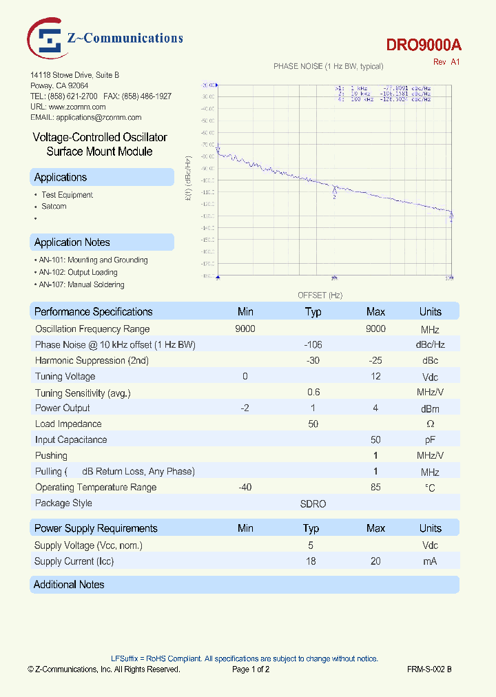 DRO9000A_8815440.PDF Datasheet