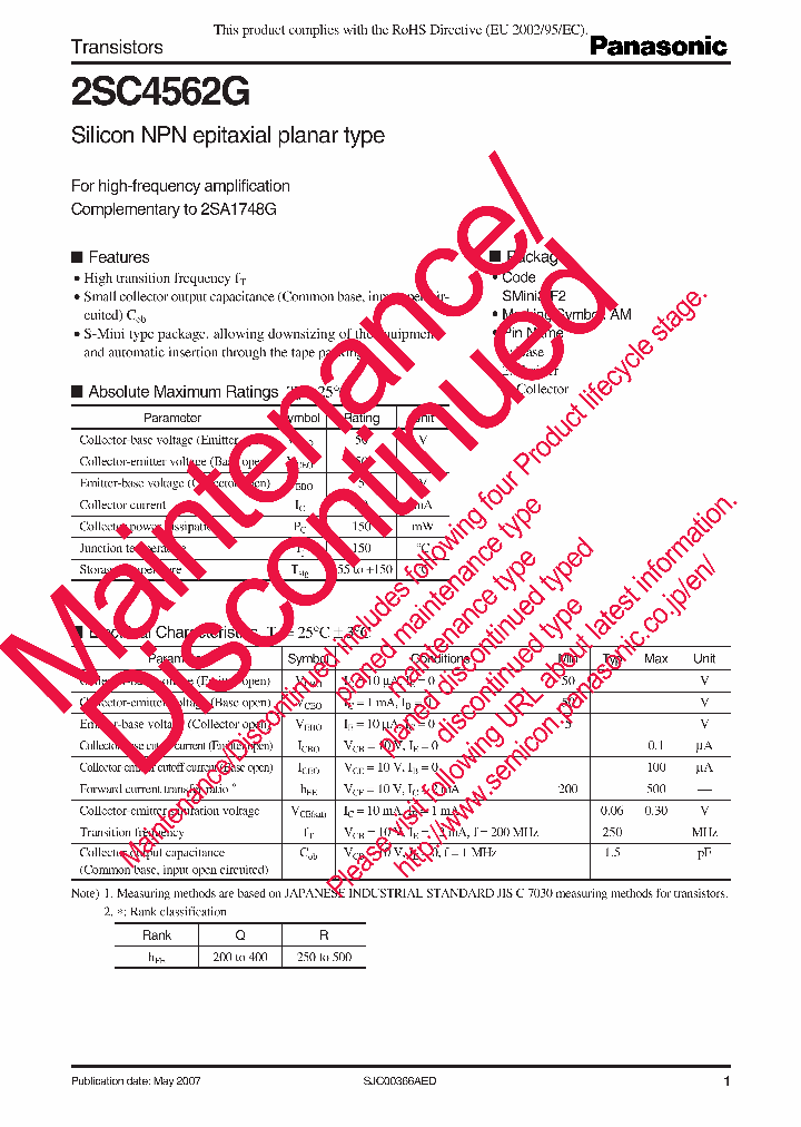 2SC4562G_8850790.PDF Datasheet