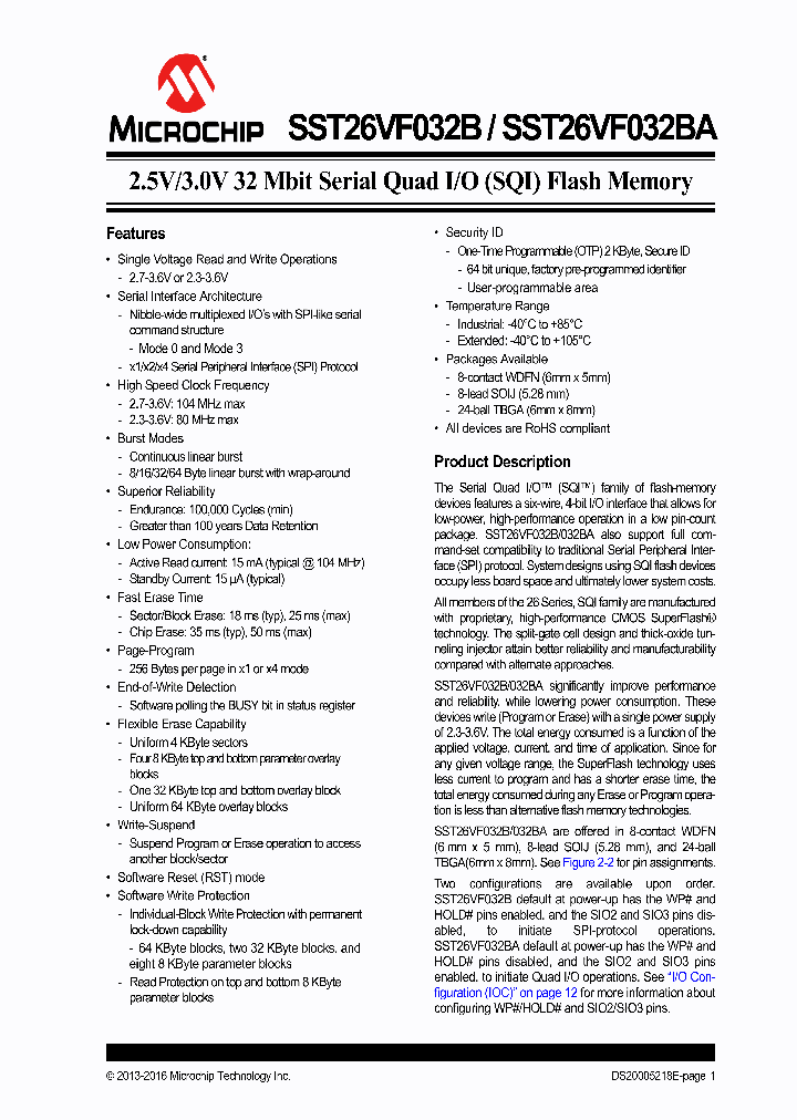 SST26VF032B_8845841.PDF Datasheet