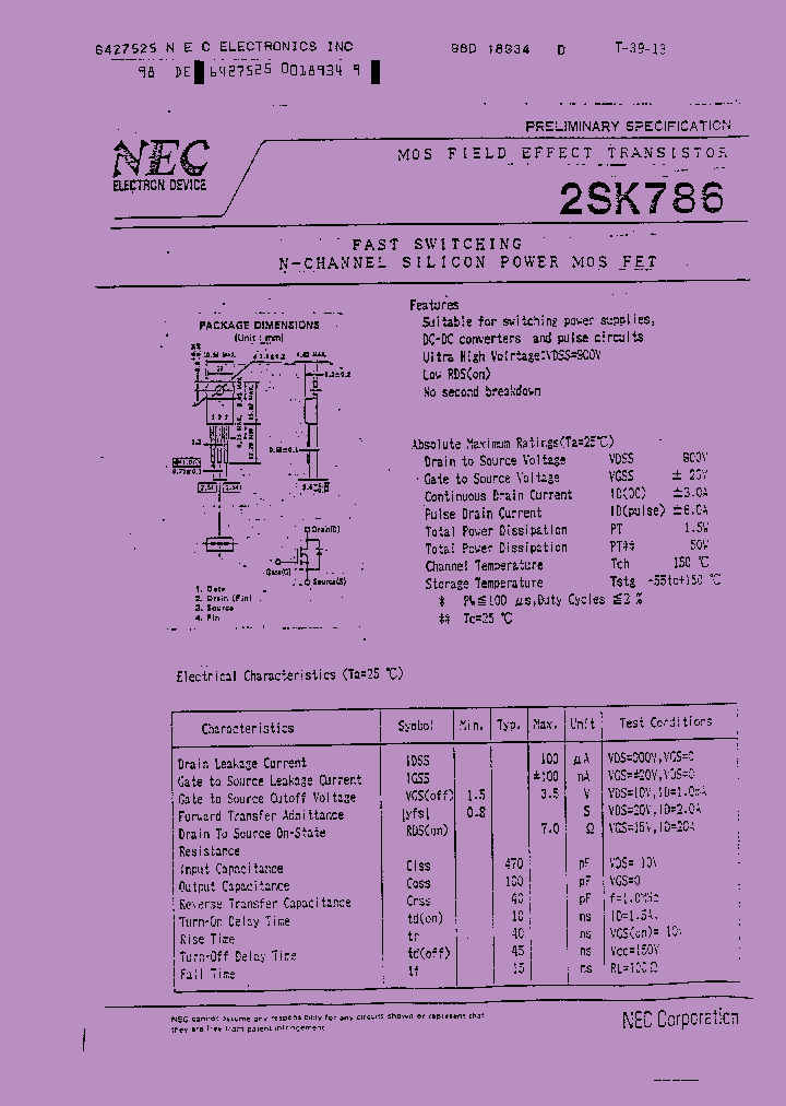 2SK786_8862668.PDF Datasheet