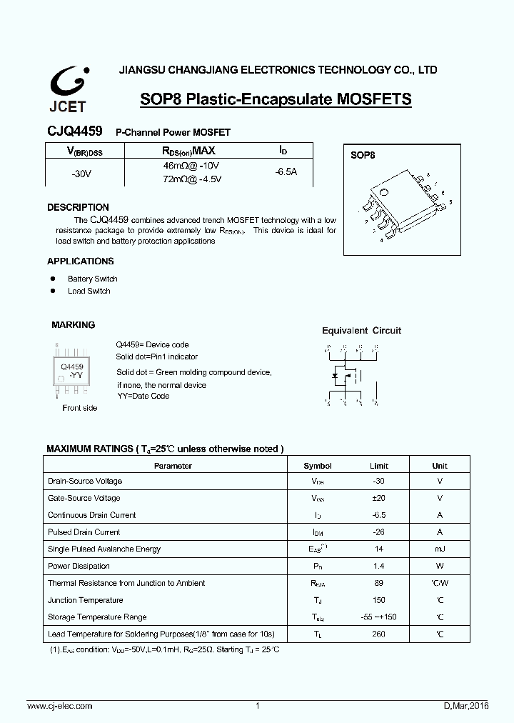 CJQ4459_8868092.PDF Datasheet