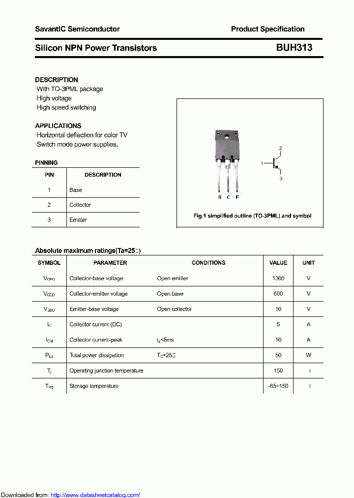 BUH313_8890898.PDF Datasheet