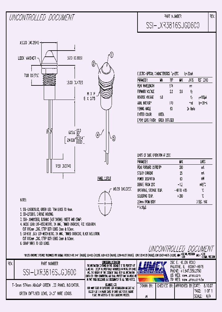 SSI-LXR3816SUGD600_8906727.PDF Datasheet