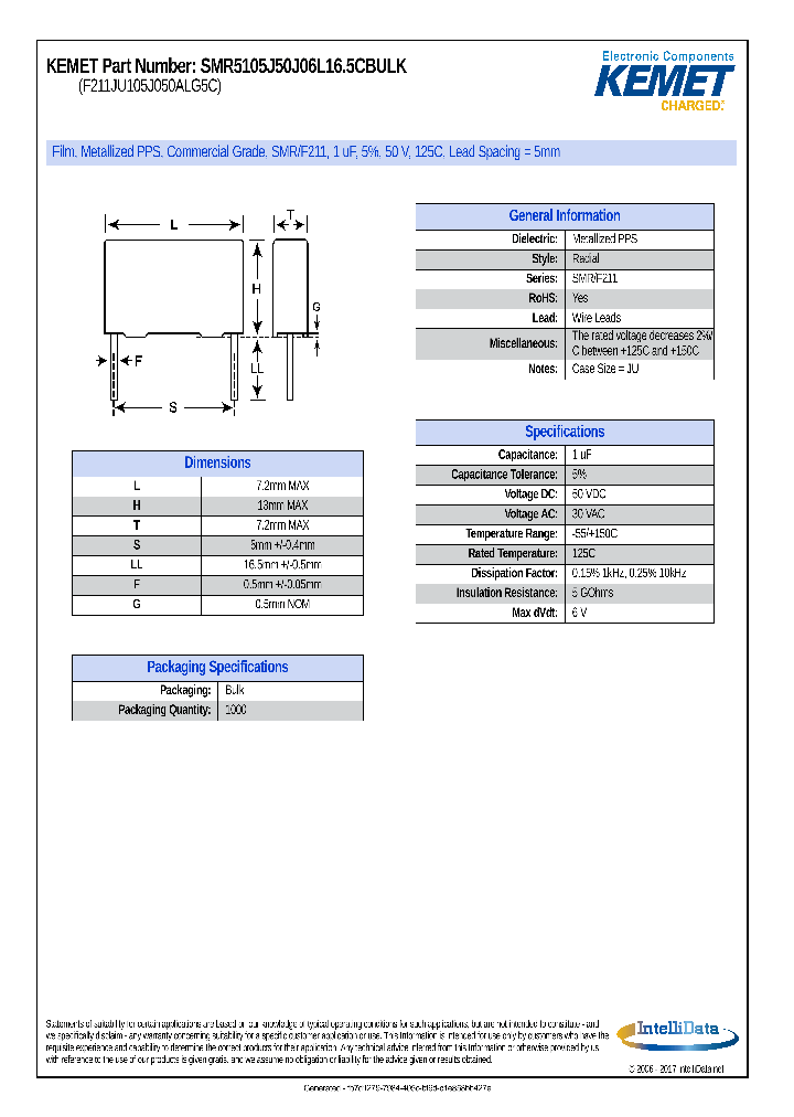 SMR5105J50J06L165CBULK_8915877.PDF Datasheet