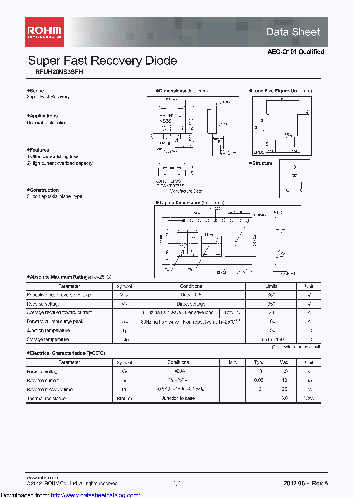 RFUH20NS3SFH_8919015.PDF Datasheet