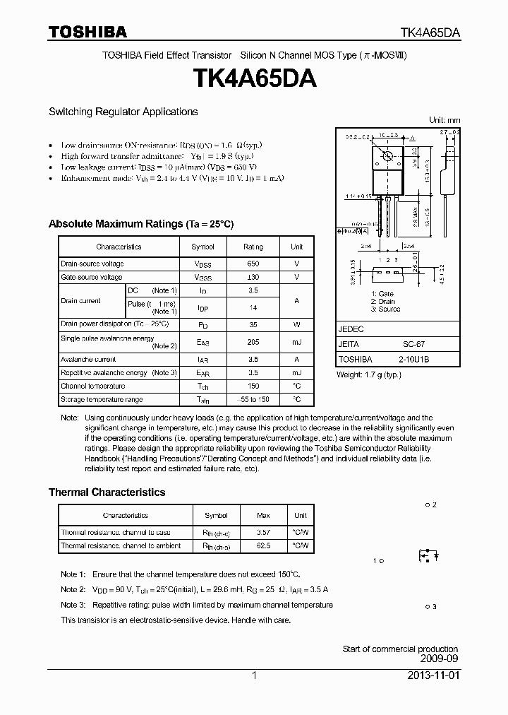 TK4A65DA_8920412.PDF Datasheet