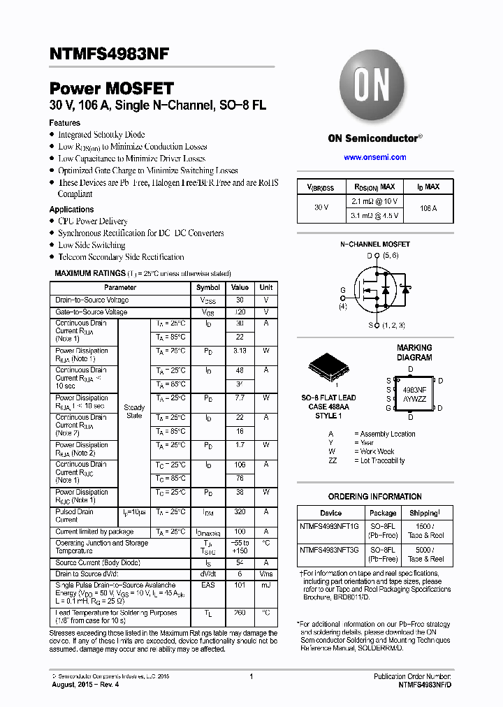 NTMFS4983NF_8928544.PDF Datasheet