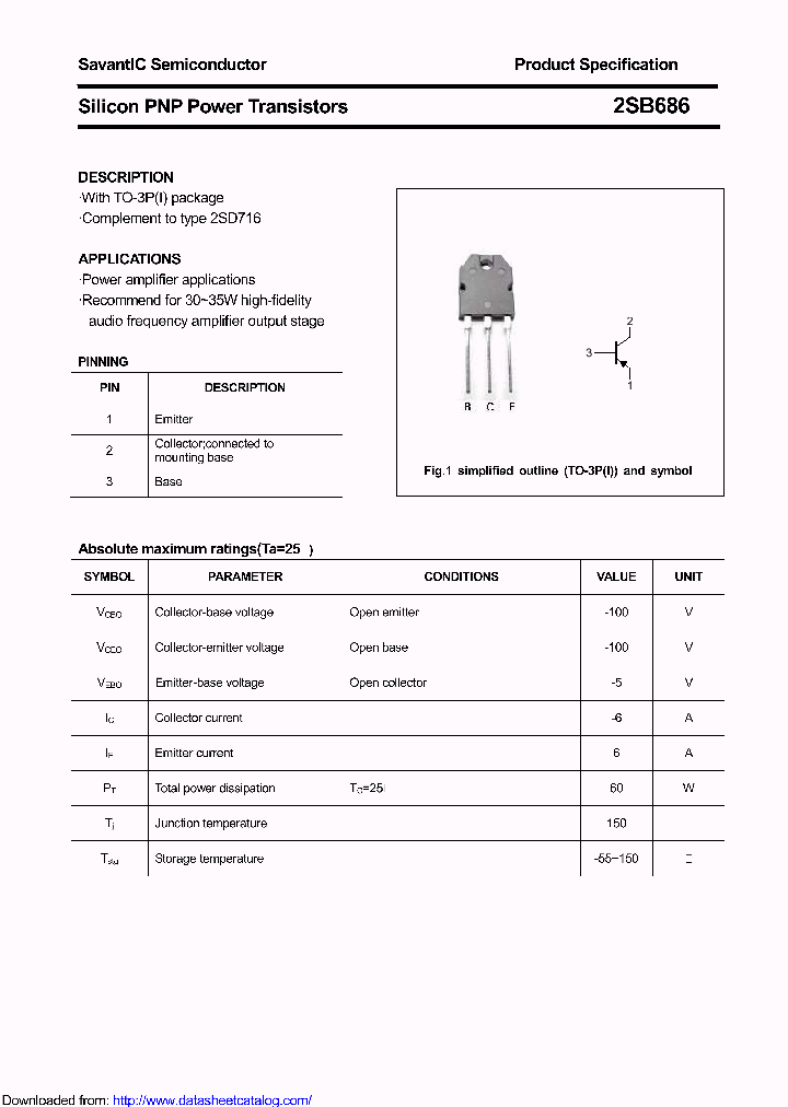 2SB686_8930485.PDF Datasheet