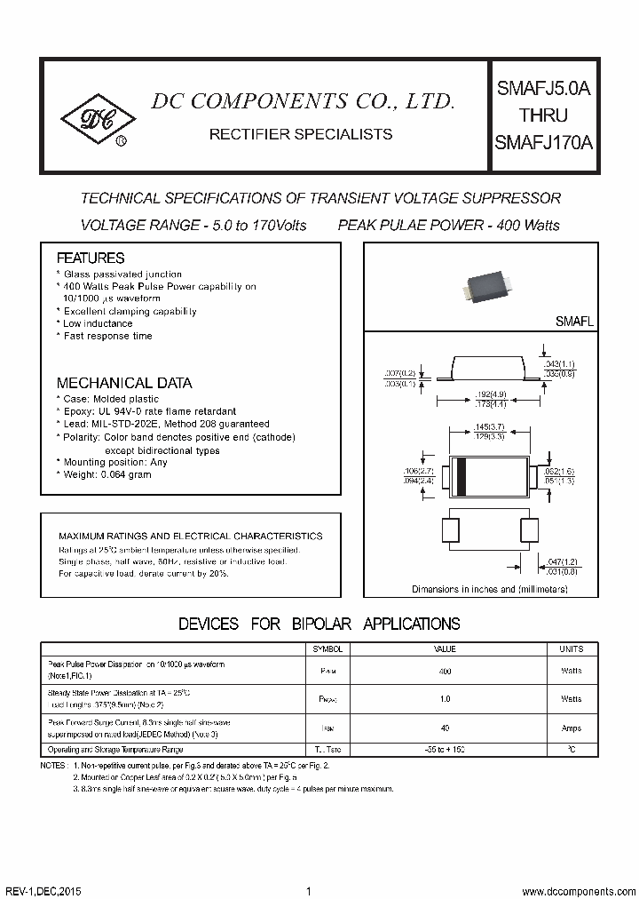 SMAFJ50A_8957804.PDF Datasheet