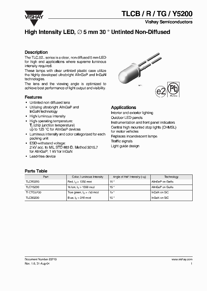 TLCY5200_8967249.PDF Datasheet