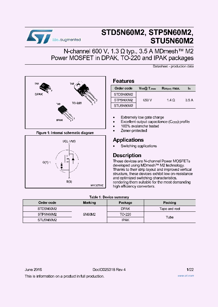 STD5N60M2_8973993.PDF Datasheet