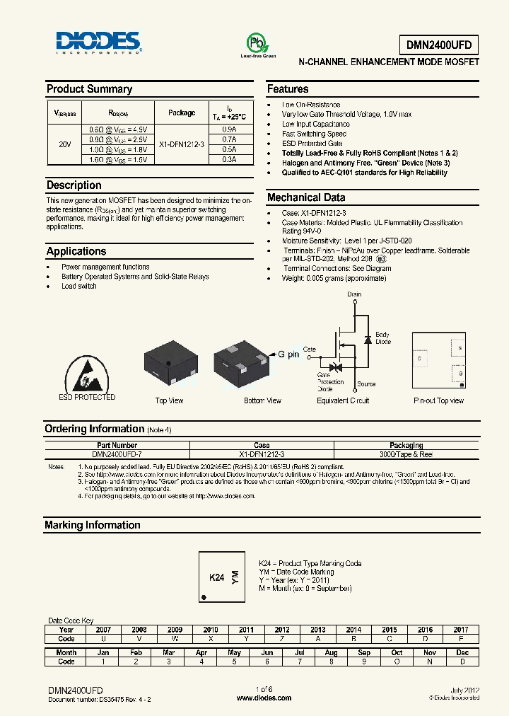 DMN2400UFD-7_9004200.PDF Datasheet