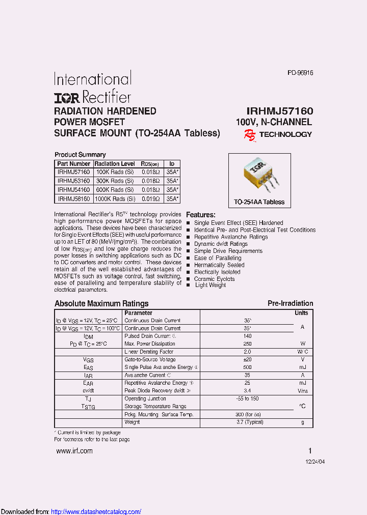 IRHMJ54160_9015690.PDF Datasheet