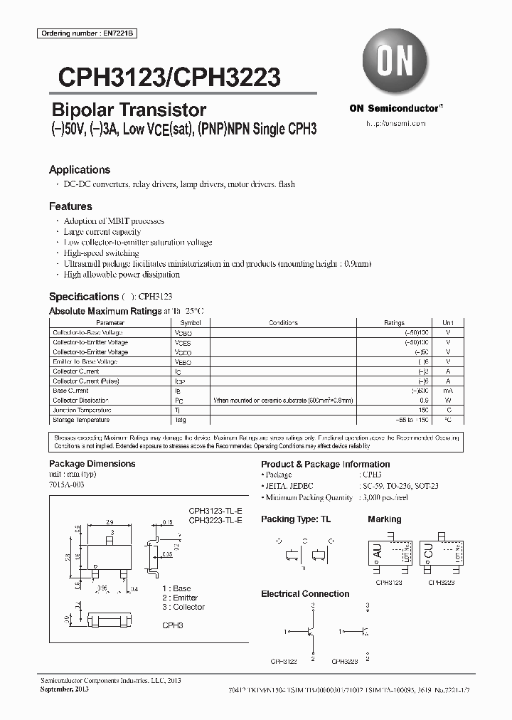 CPH3223-TL-E_9017995.PDF Datasheet