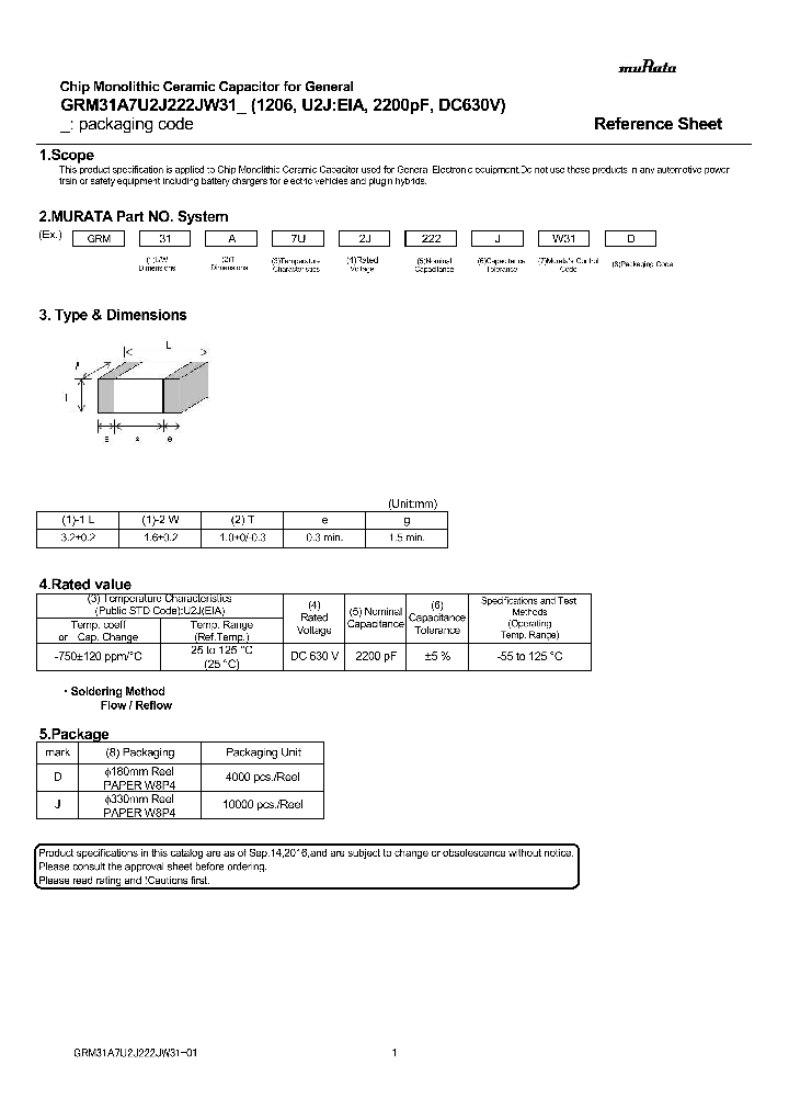 GRM31A7U2J222JW31_9027076.PDF Datasheet