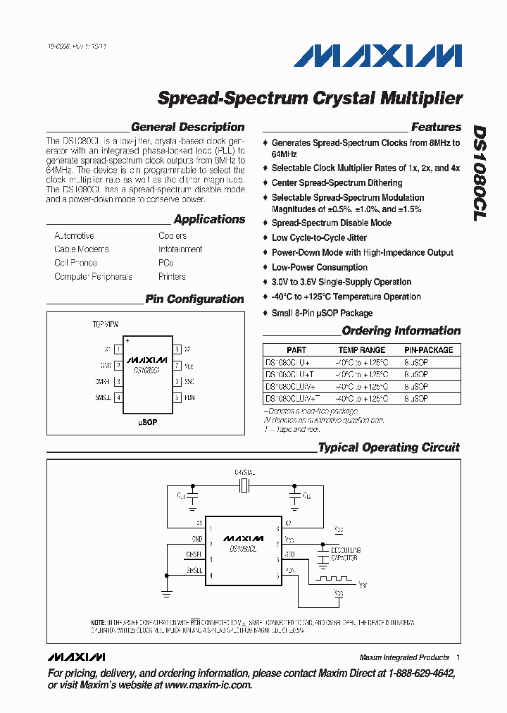 DS1080CL_9041669.PDF Datasheet