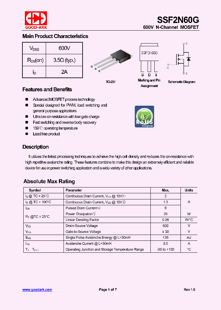 SSF2N60G-15_9047049.PDF Datasheet