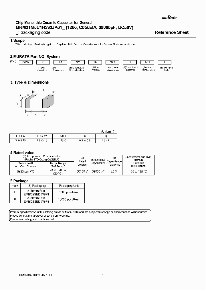 GRM31M5C1H393JA01_9073003.PDF Datasheet