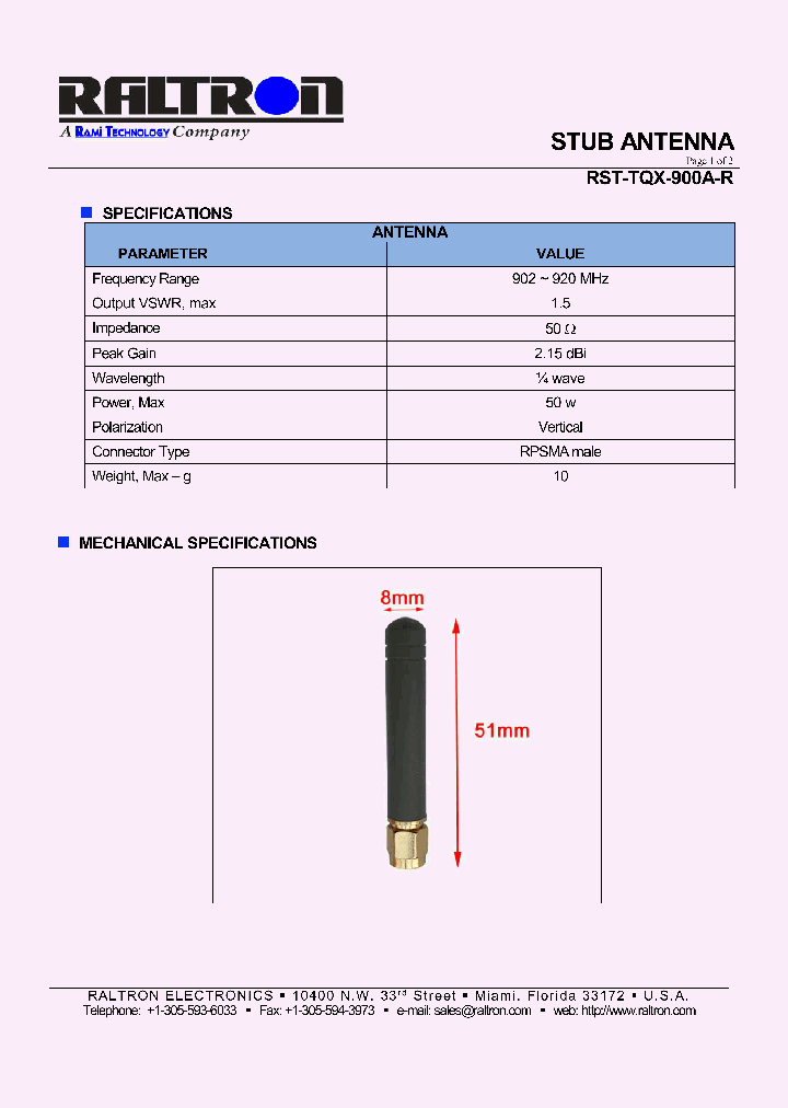 RST-TQX-900A-R_9078671.PDF Datasheet
