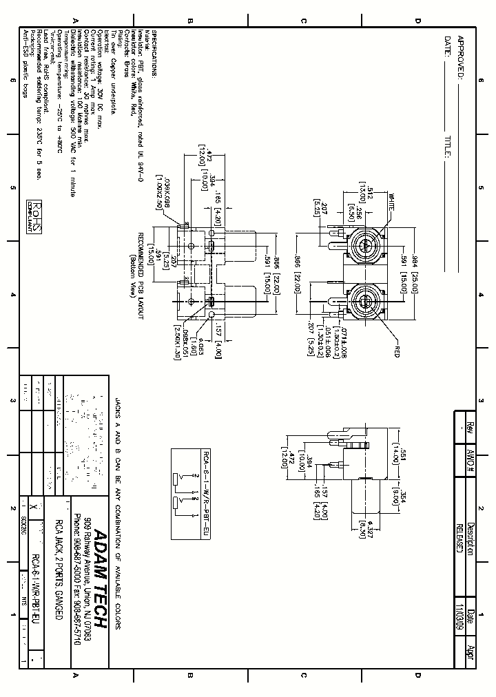 RCA-6-1-WR-PBT-EU_9083978.PDF Datasheet