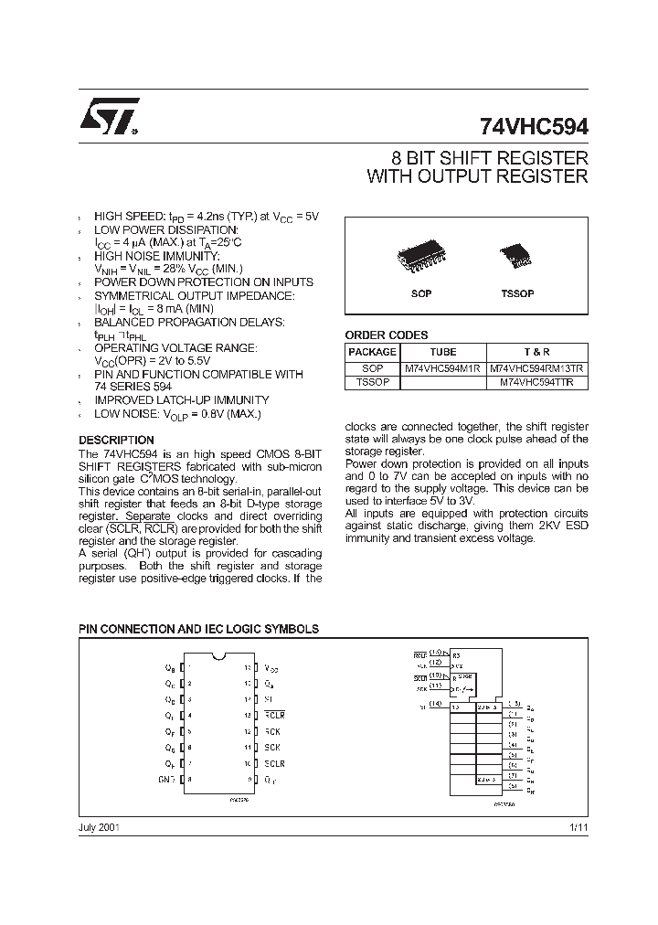 74VHC594TTR_9086084.PDF Datasheet