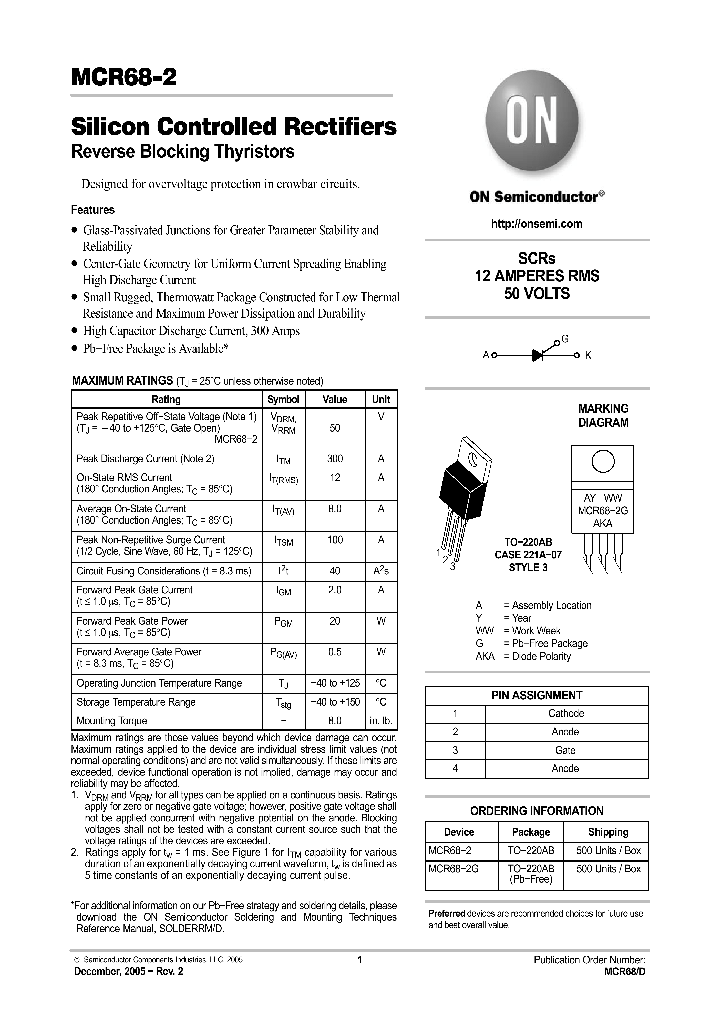 MCR68_9108503.PDF Datasheet