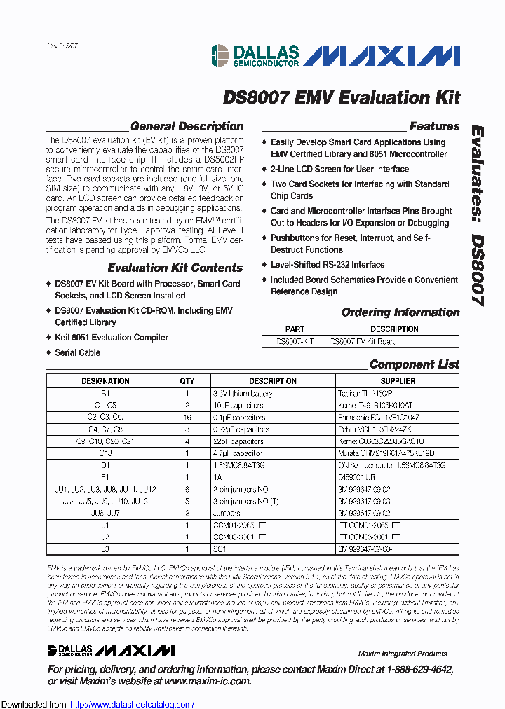 DS8007-KIT_9138405.PDF Datasheet